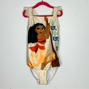 Hanna Andersson Moana one piece swimsuit size 140/10 EUC!